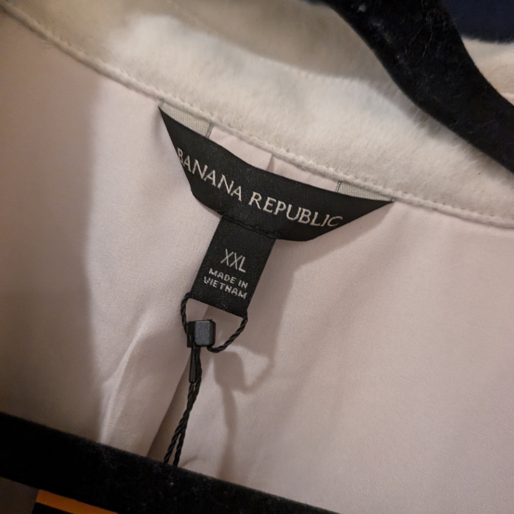 Banana Republic Cream Jacket with Snap Buttons - Picture 9 of 16